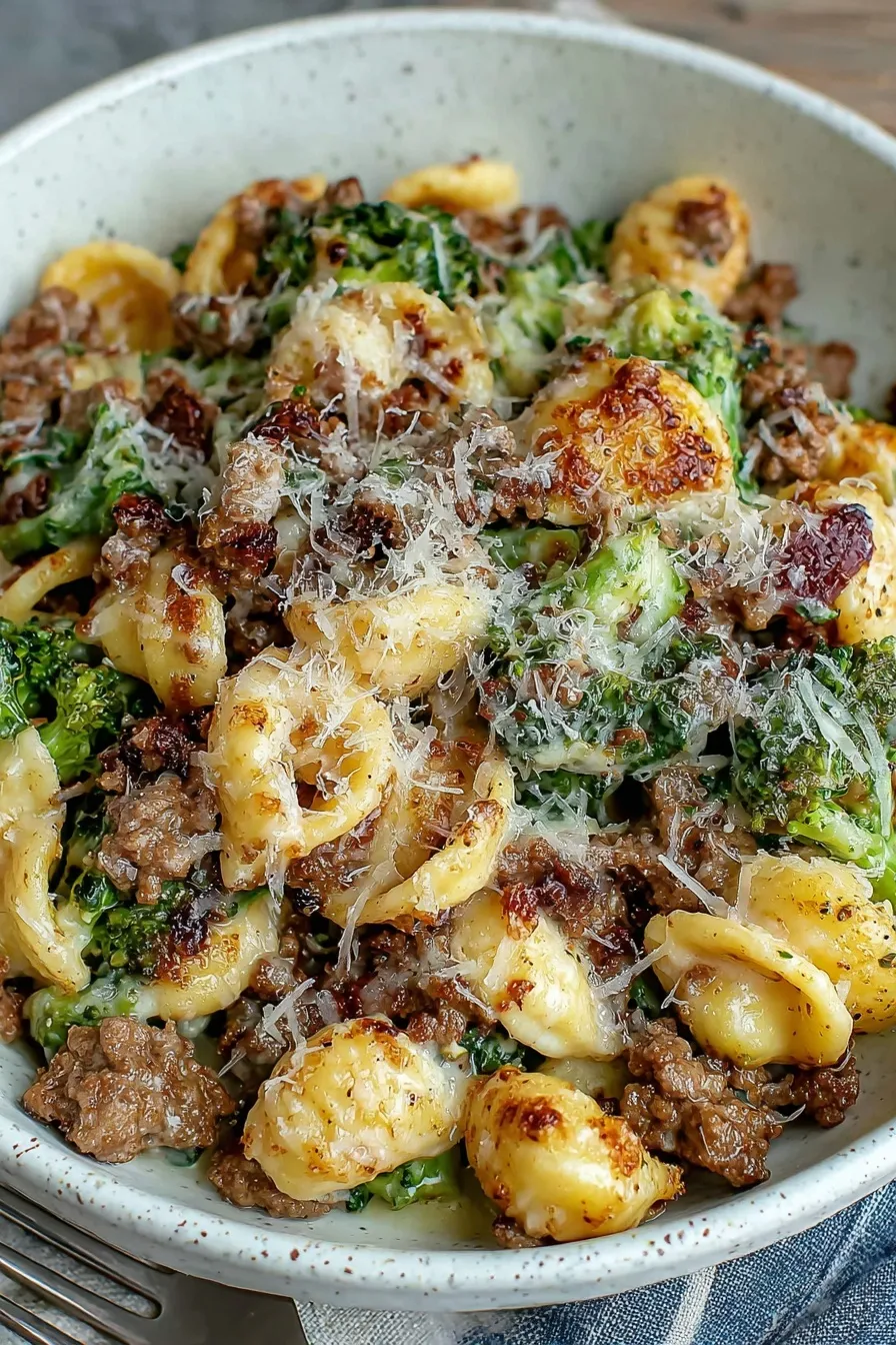 Orecchiette Sausage Broccoli