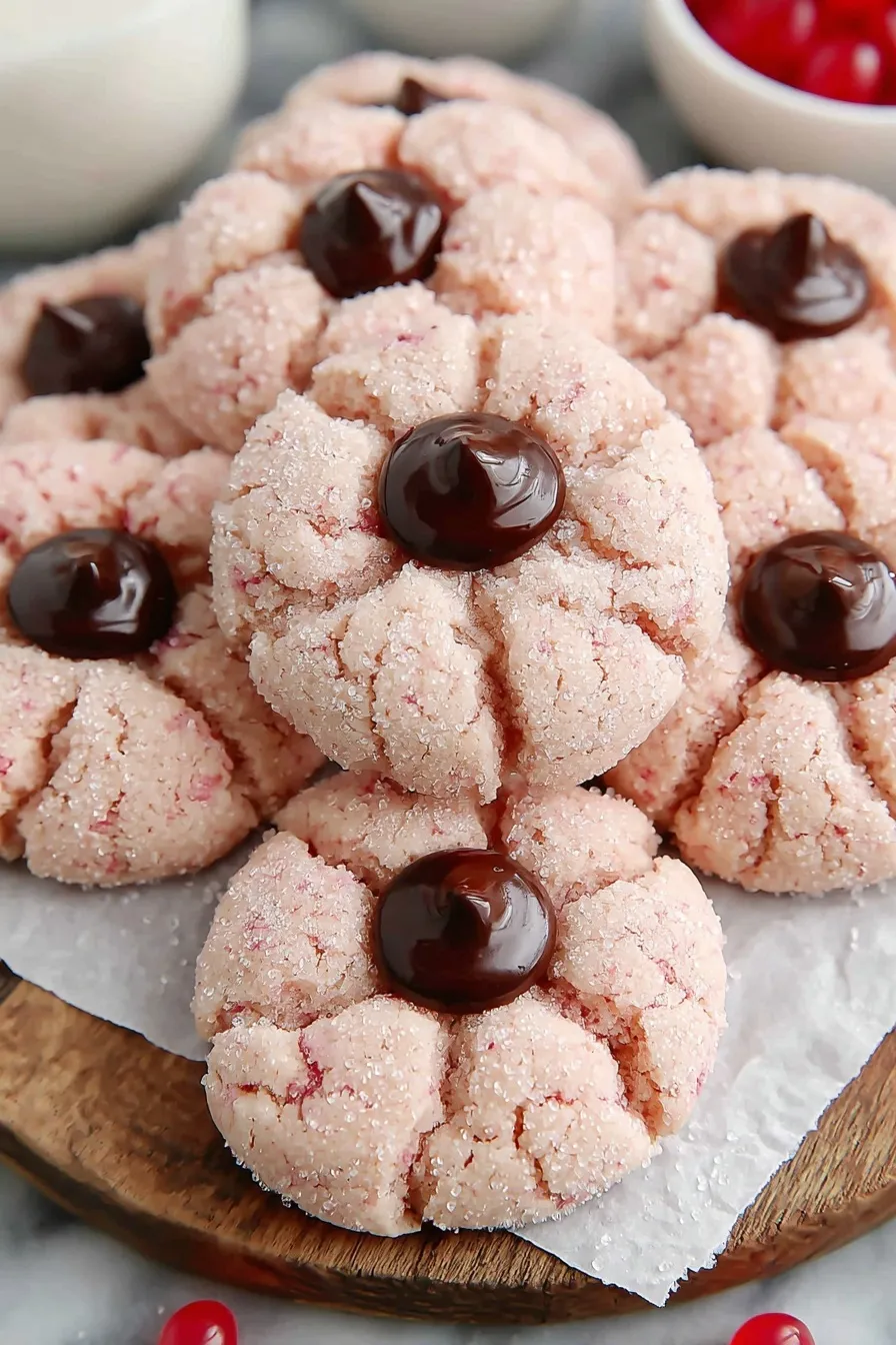 Strawberry Kiss Cookies