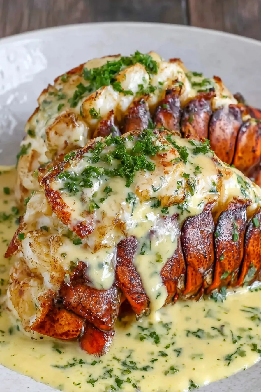Creamy Garlic Butter Lobster