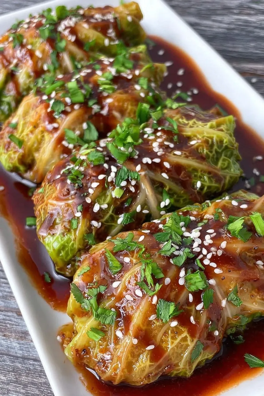 Asian Cabbage Rolls