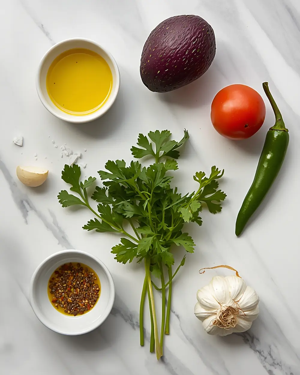 Ingredients for Cinco de Mayo guacamole