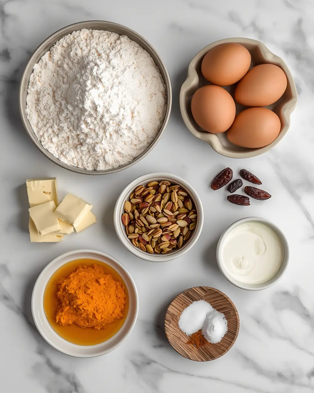 Ingredients for Easter bread
