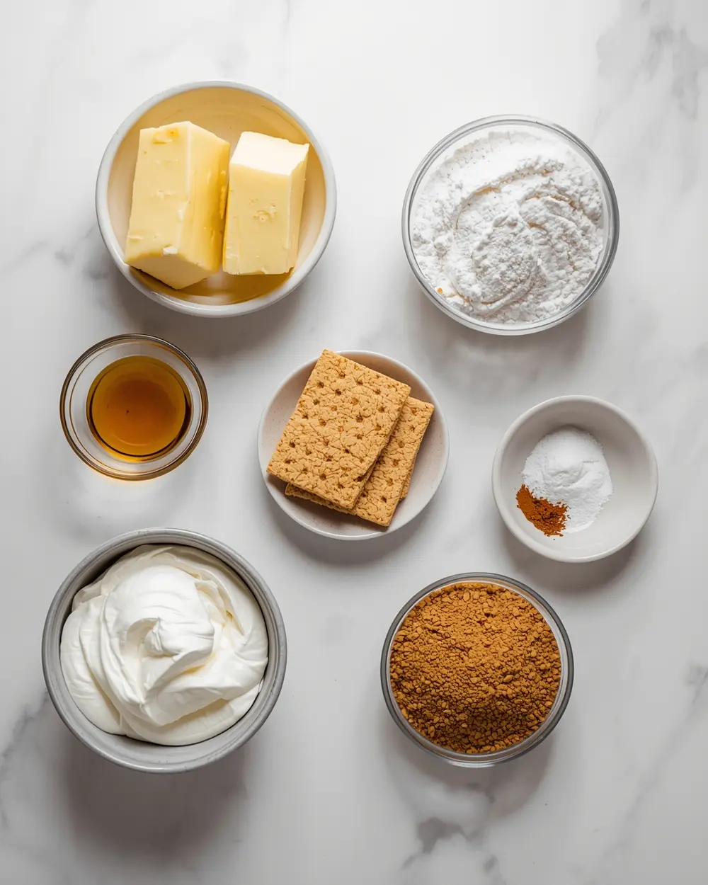 Ingredients for Easter cheesecake