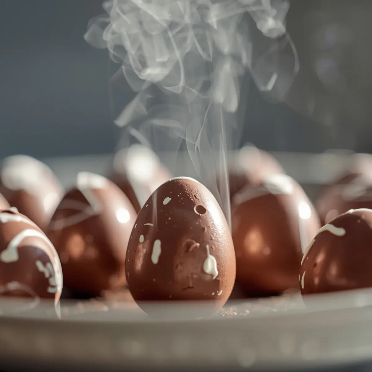 Cooking instructions for Easter chocolate eggs
