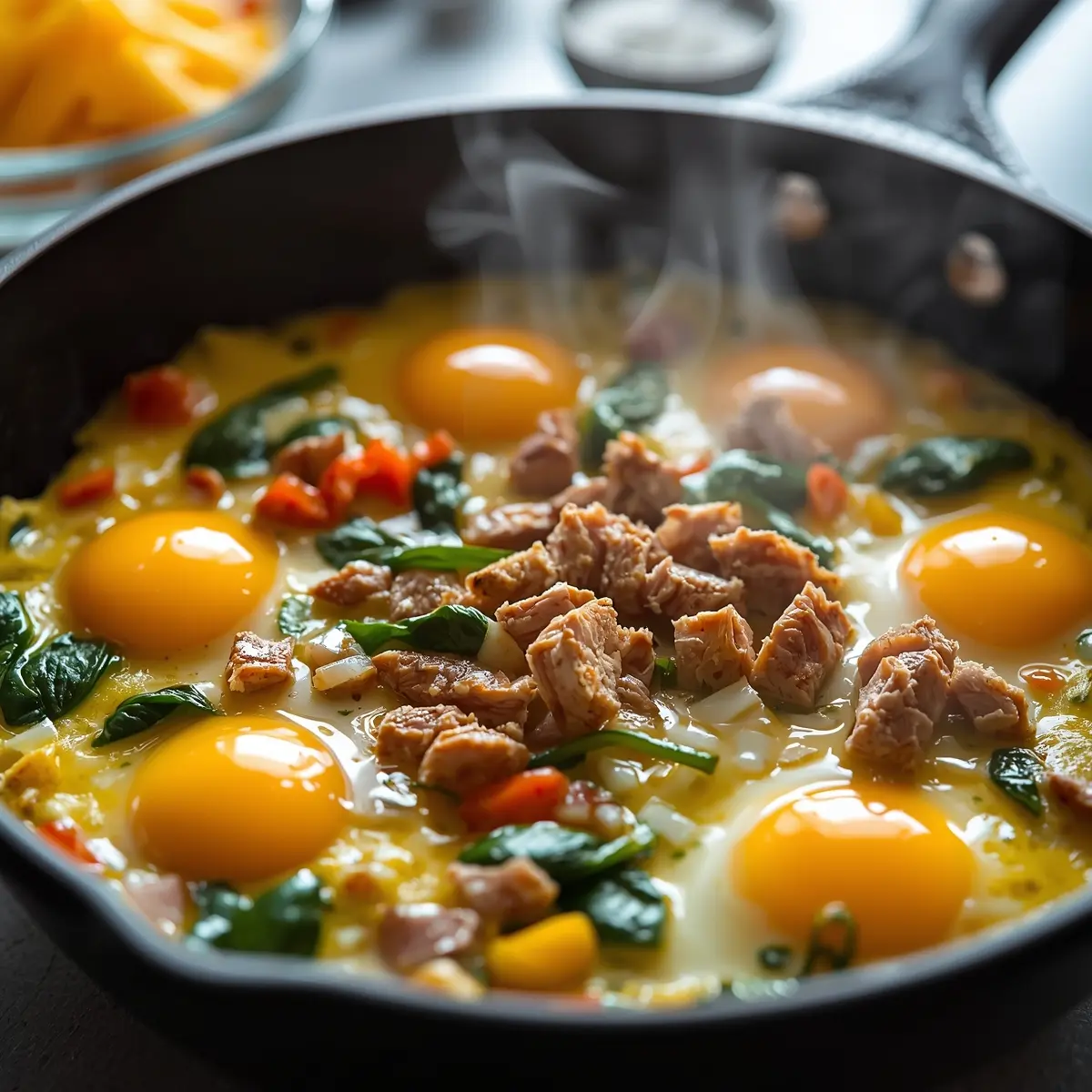 Cooking instructions for Easter frittata