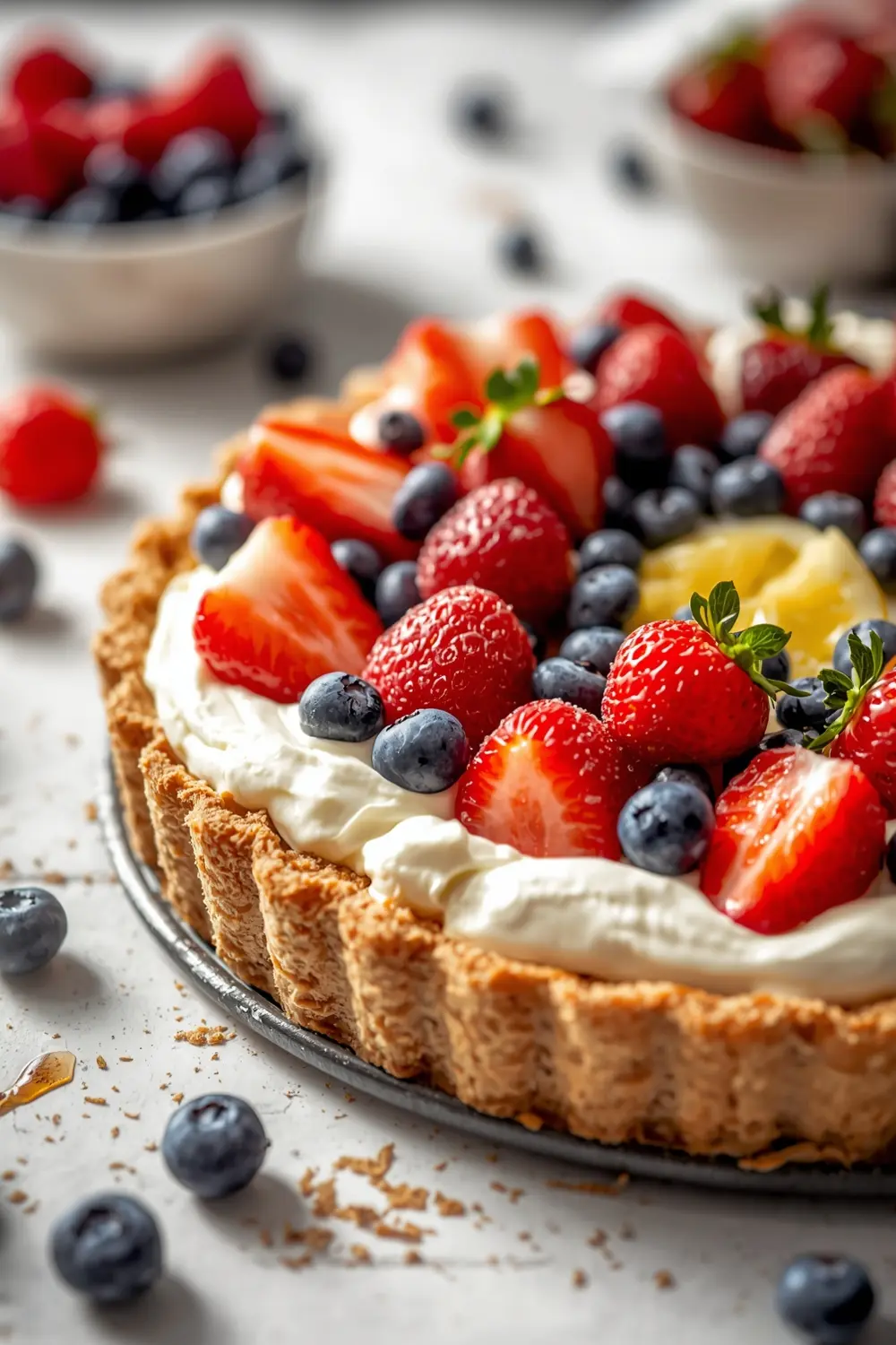Easter fruit tart
