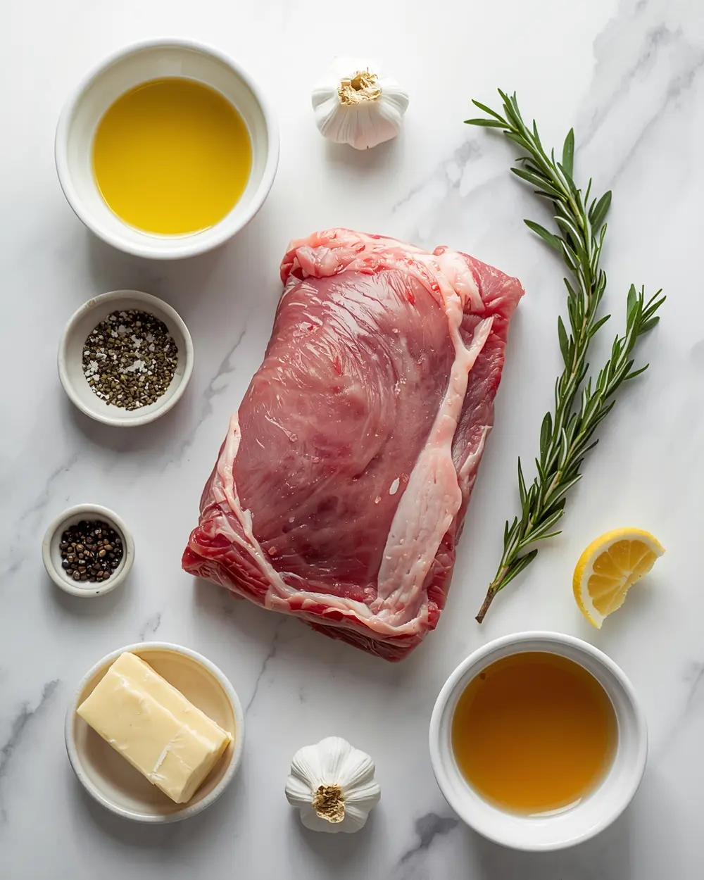 Ingredients for Easter lamb roast