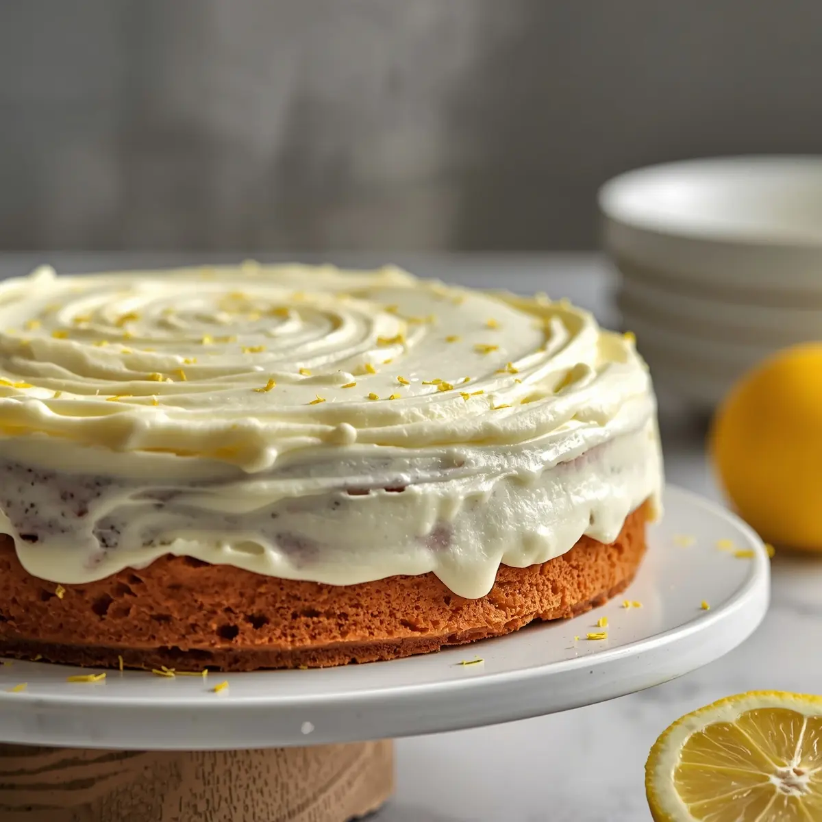 Cooking instructions for Easter lemon cake