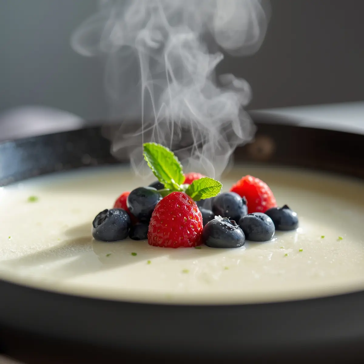 Cooking instructions for Easter panna cotta