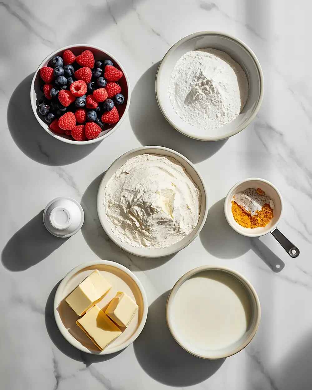 Ingredients for Easter scones