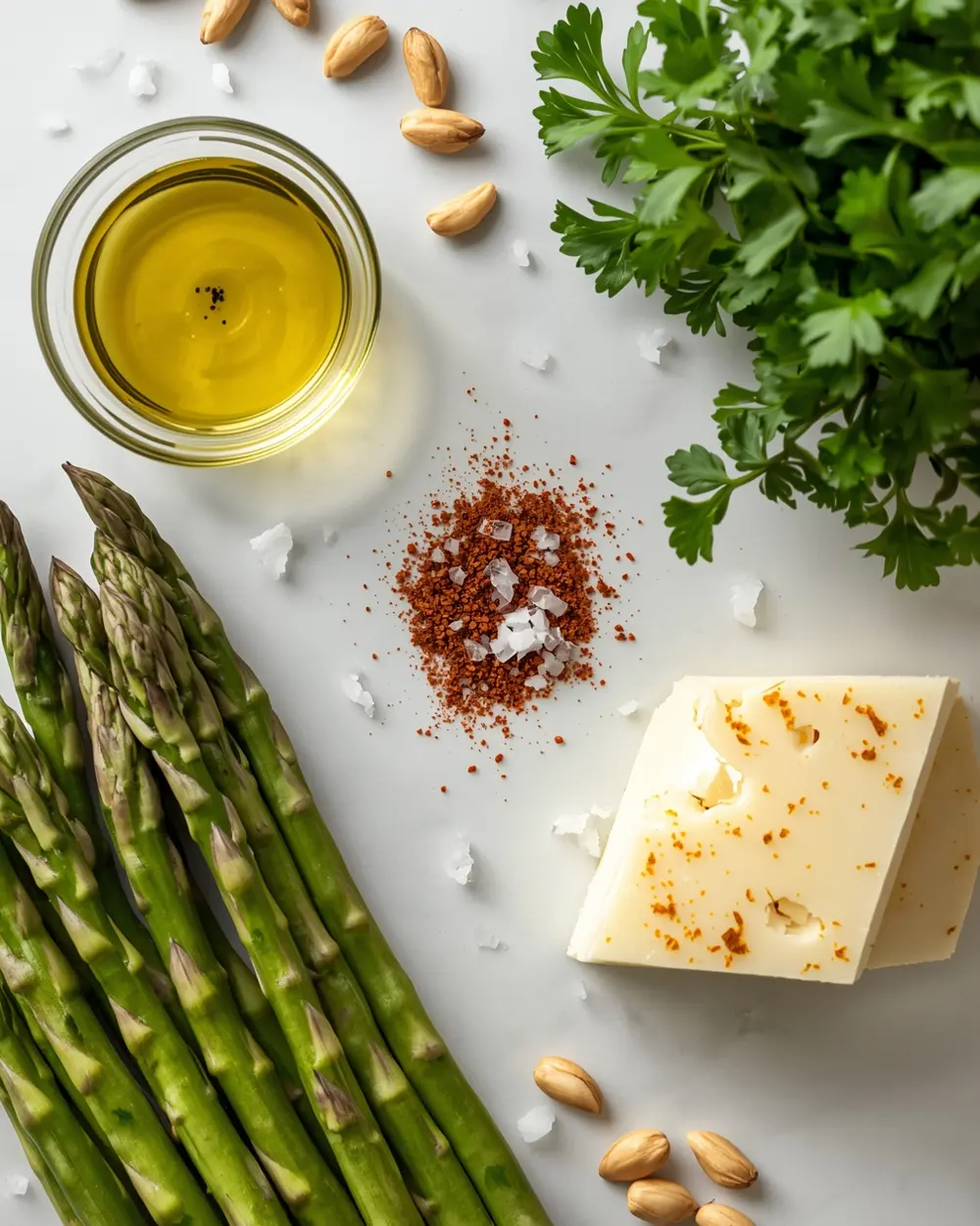 Ingredients for air fryer asparagus