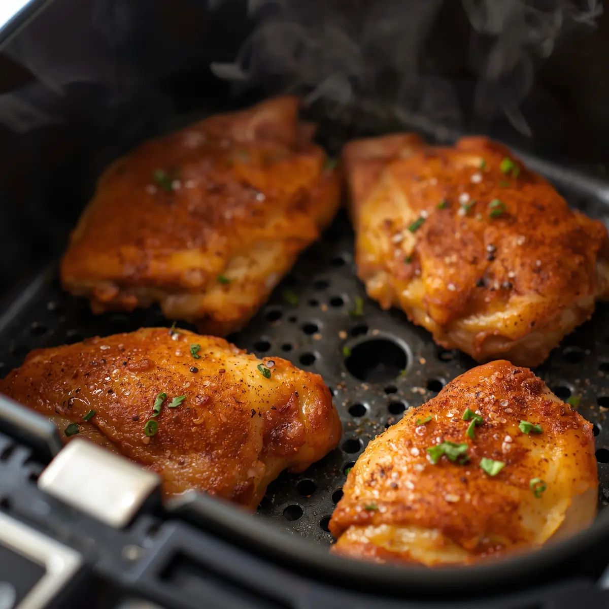 Cooking instructions for air fryer chicken thighs