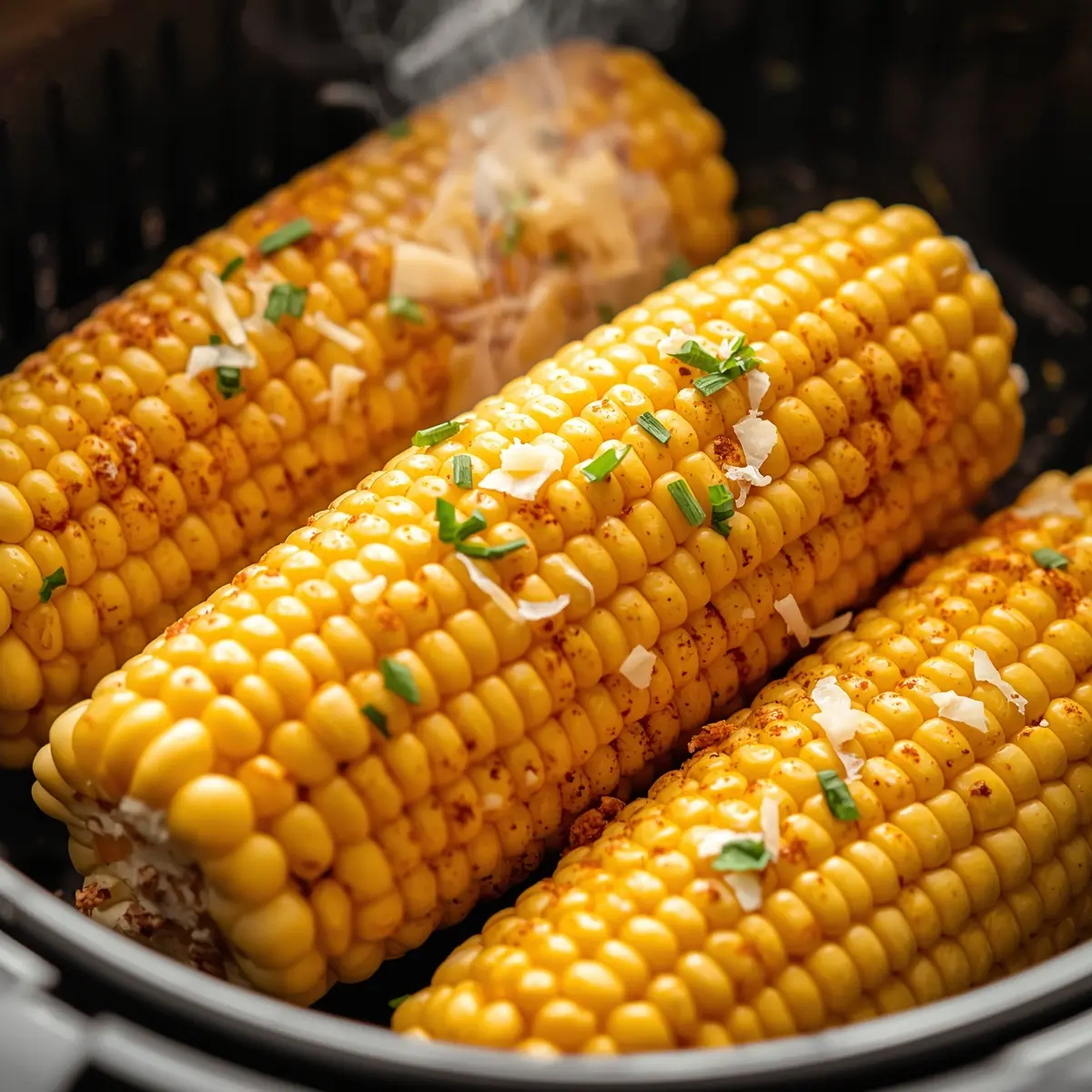 Cooking instructions for air fryer corn on the cob