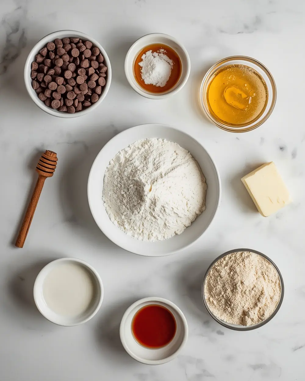 Ingredients for air fryer donuts