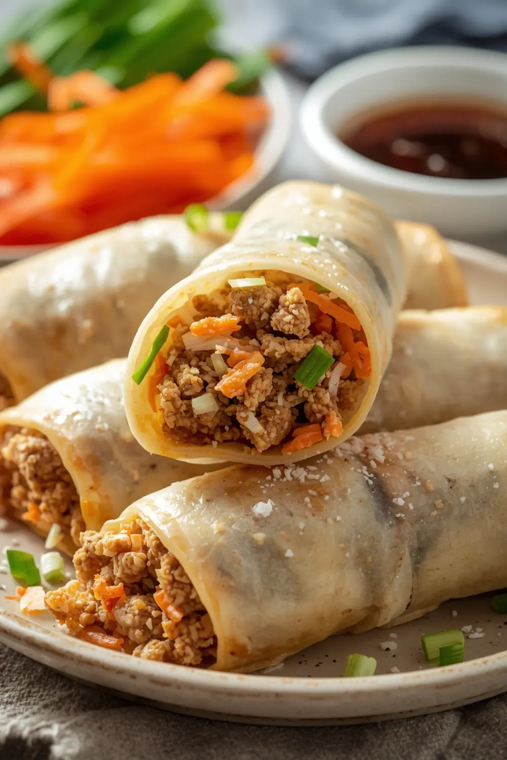 air fryer egg rolls