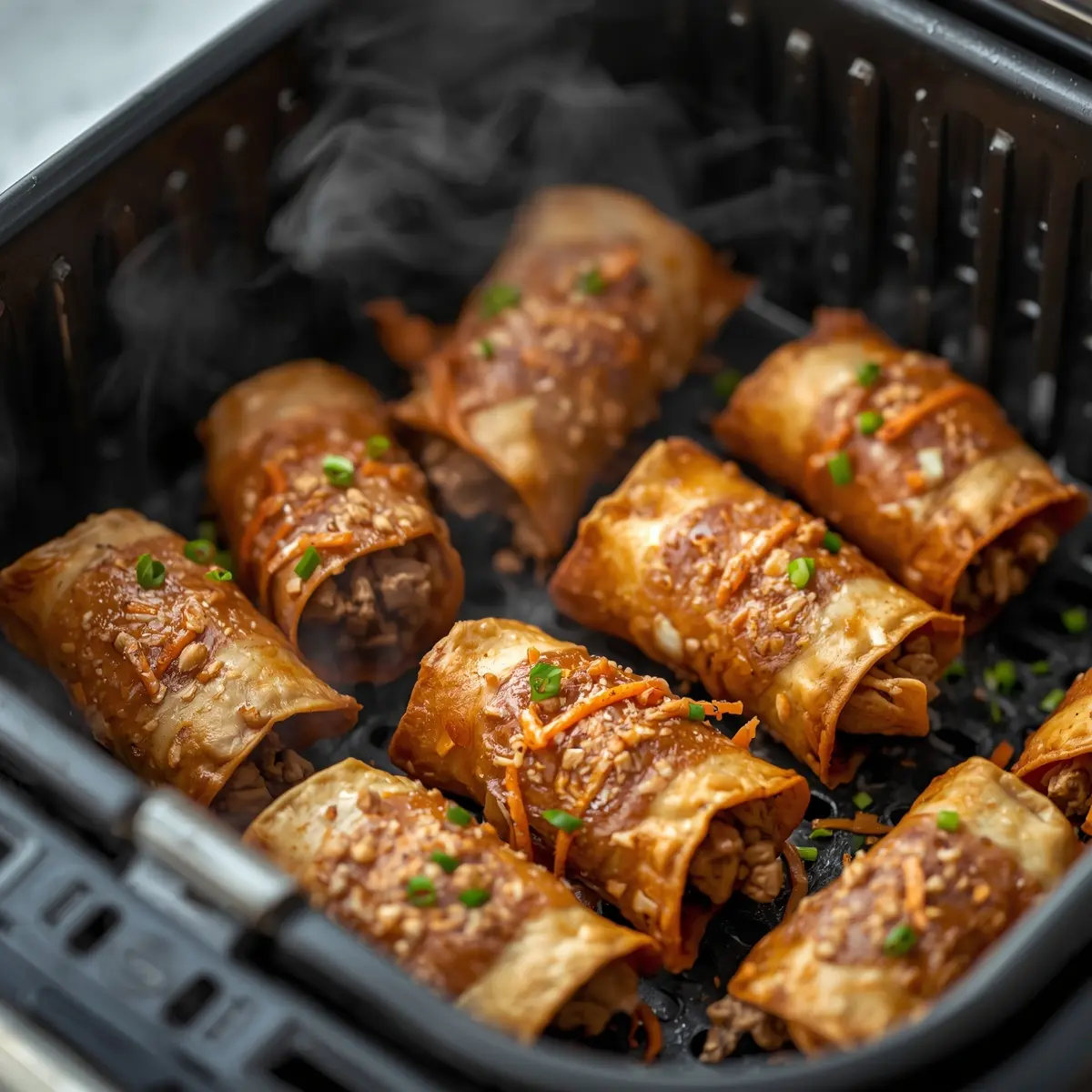 Cooking instructions for air fryer egg rolls