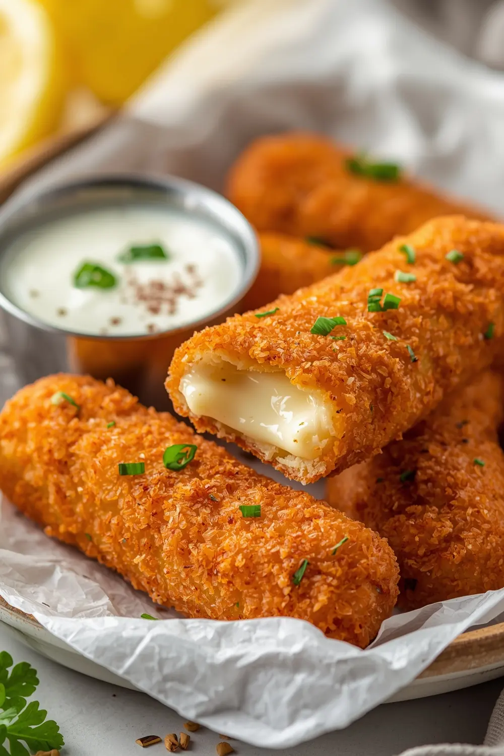 air fryer mozzarella sticks