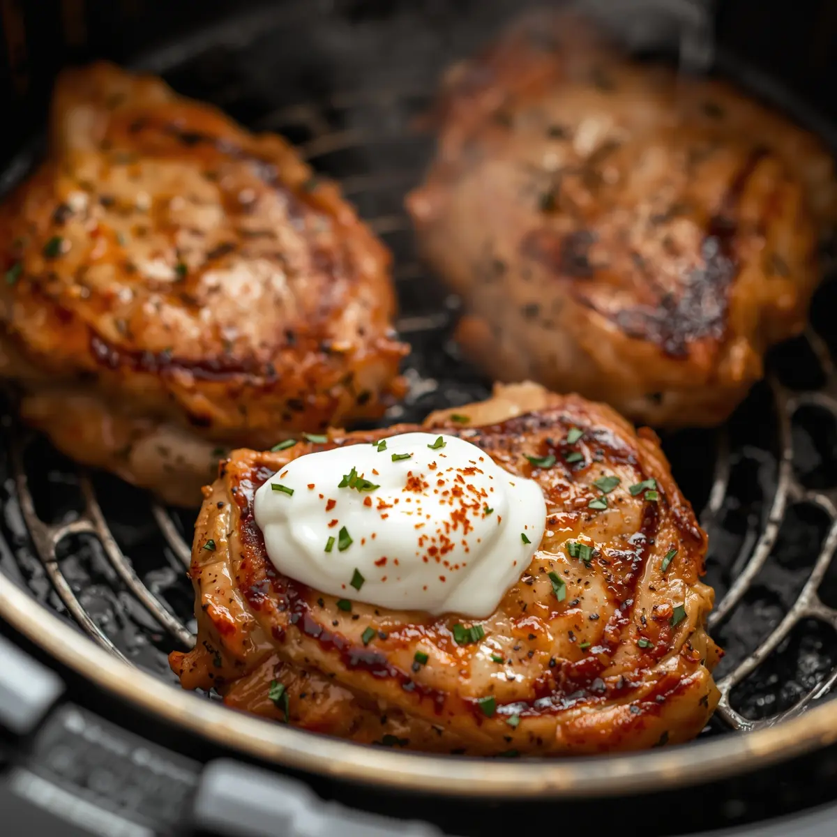 Cooking instructions for air fryer pork chops
