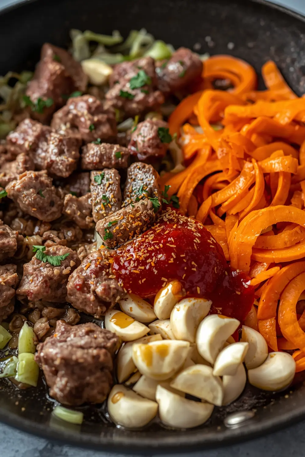 cabbage and beef skillet