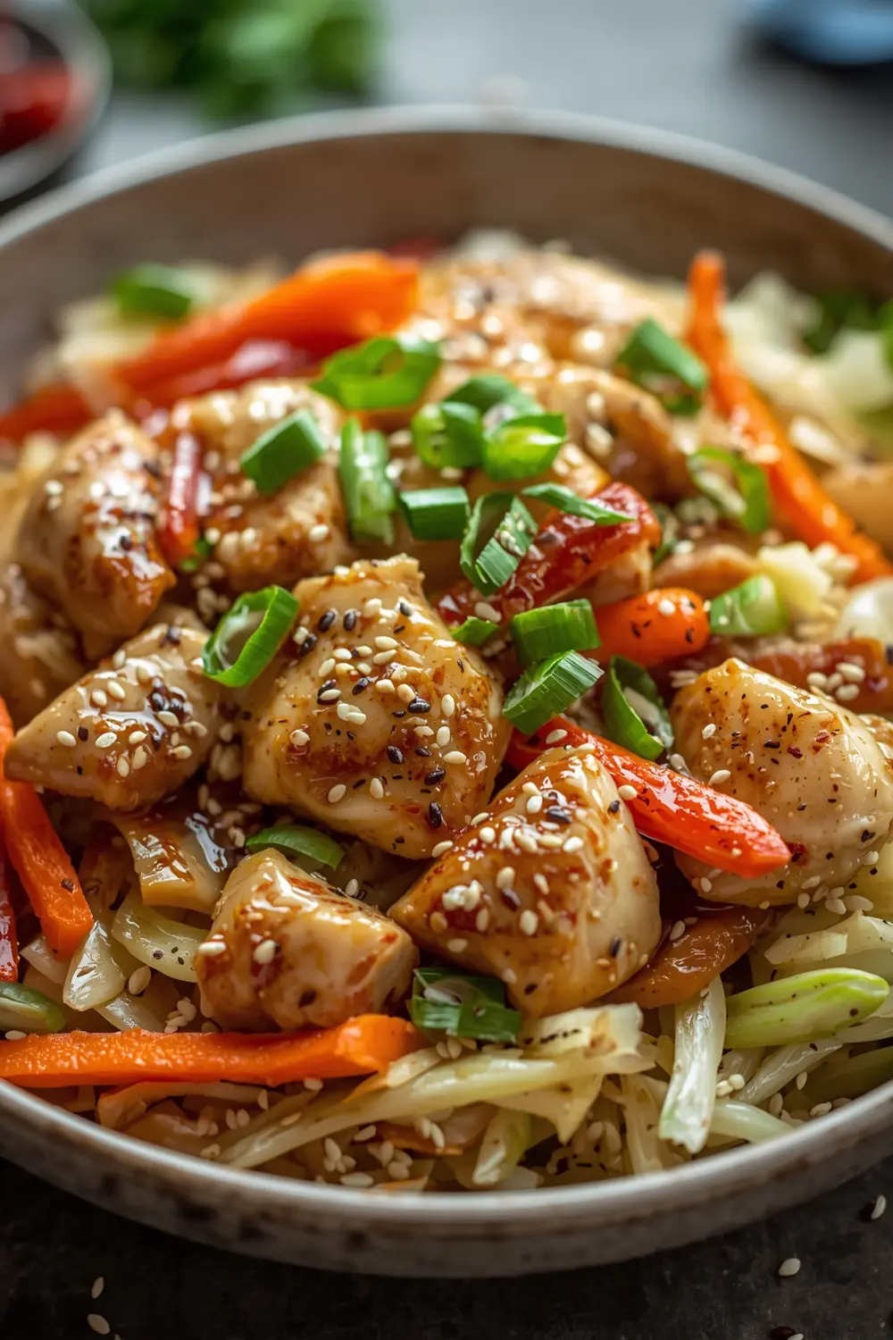 cabbage and chicken