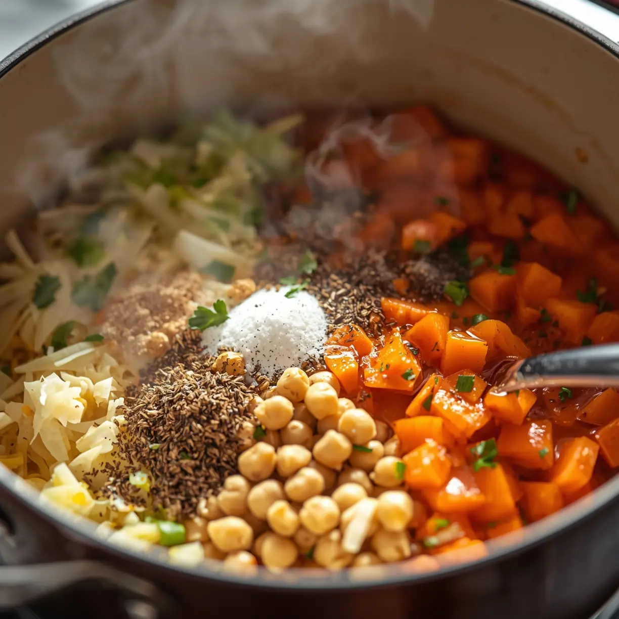 Cooking instructions for cabbage soup