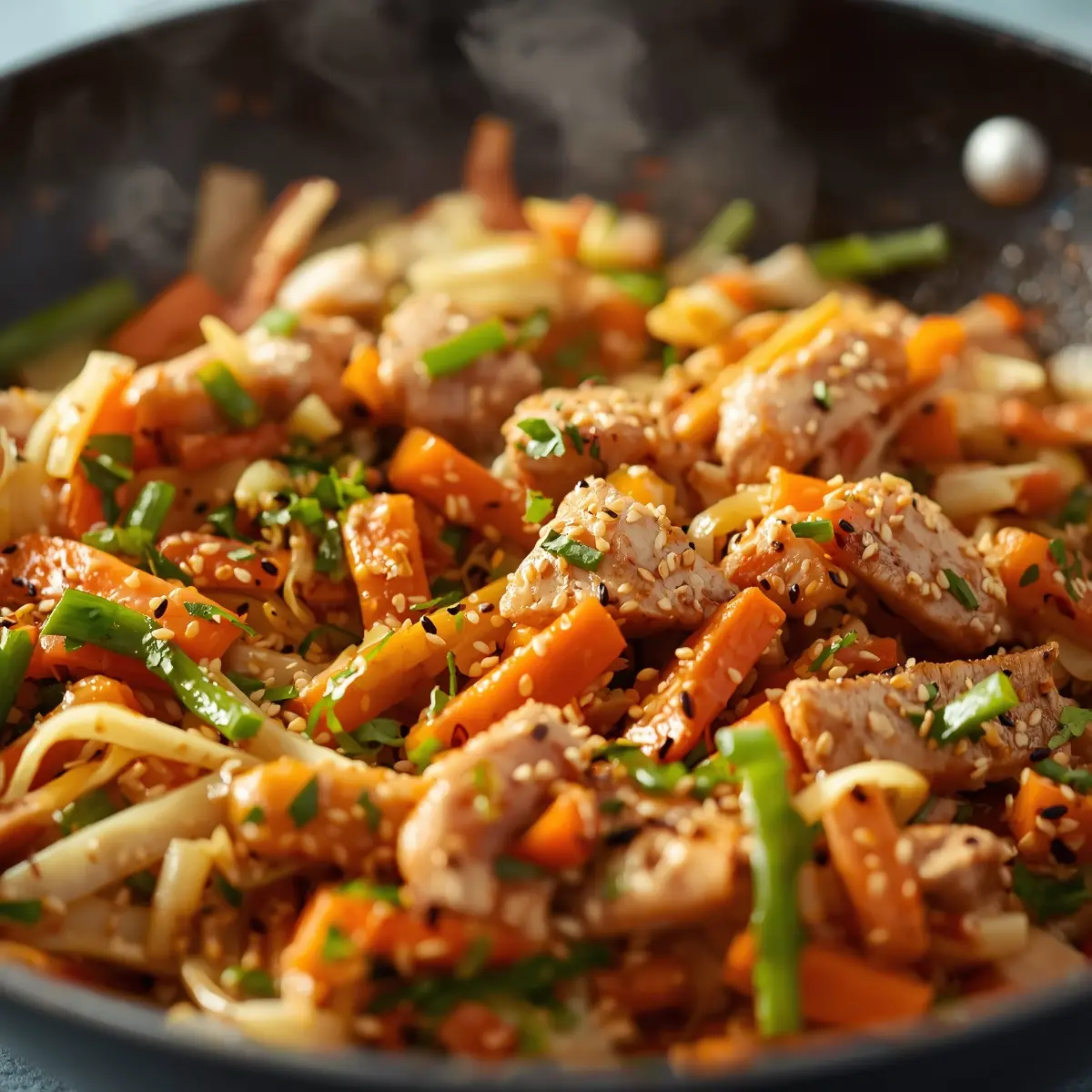 Cooking instructions for cabbage stir fry