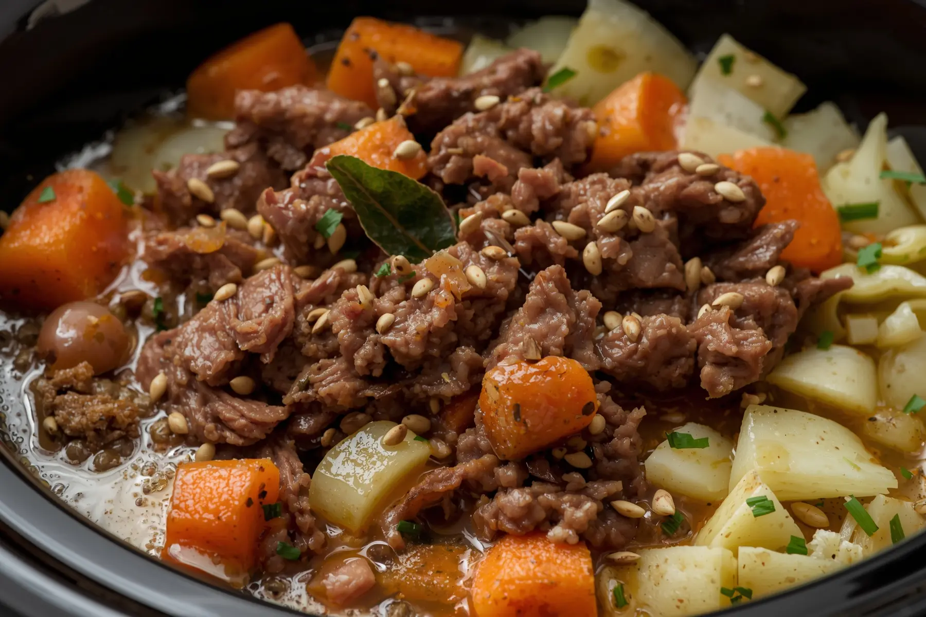 corned beef and cabbage crock pot