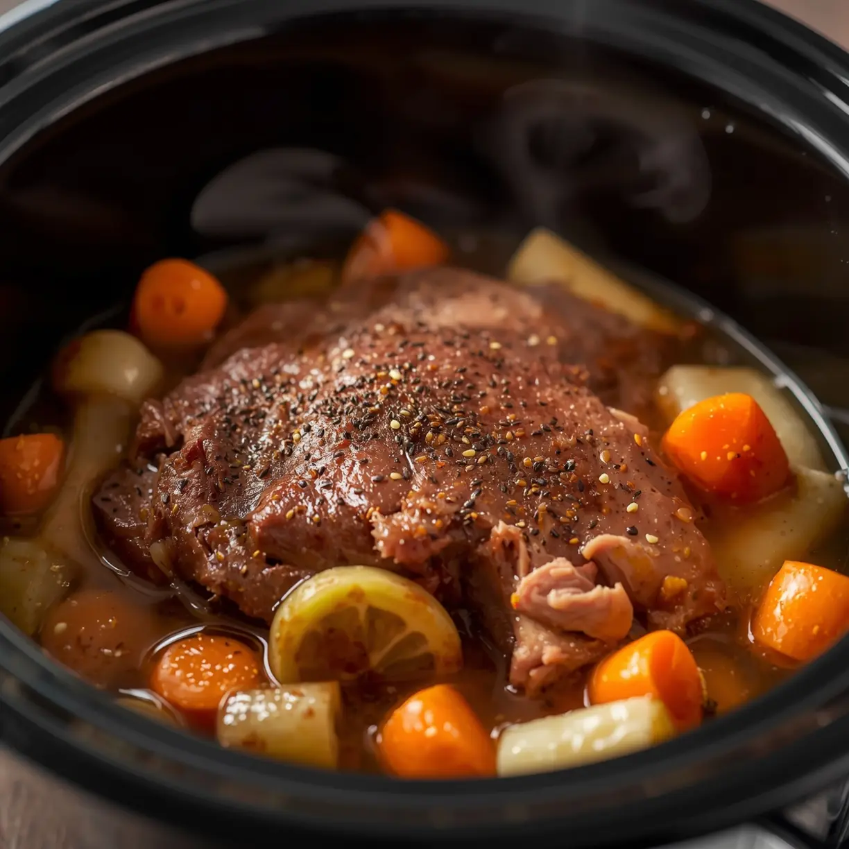 Cooking instructions for corned beef and cabbage crock pot