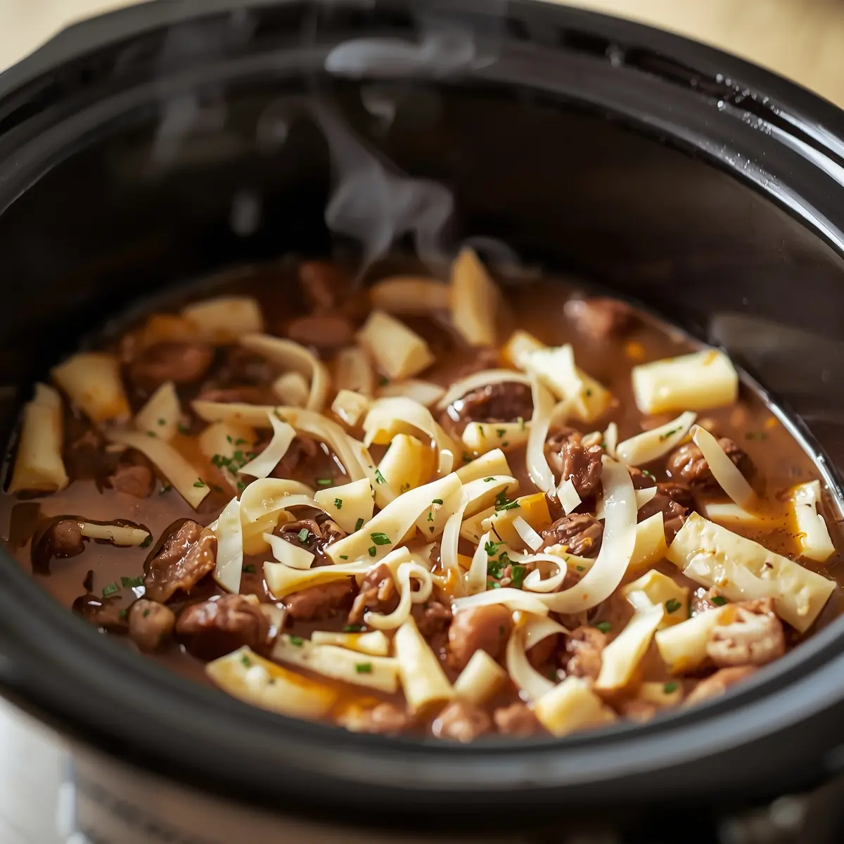 Cooking instructions for crockpot French onion soup