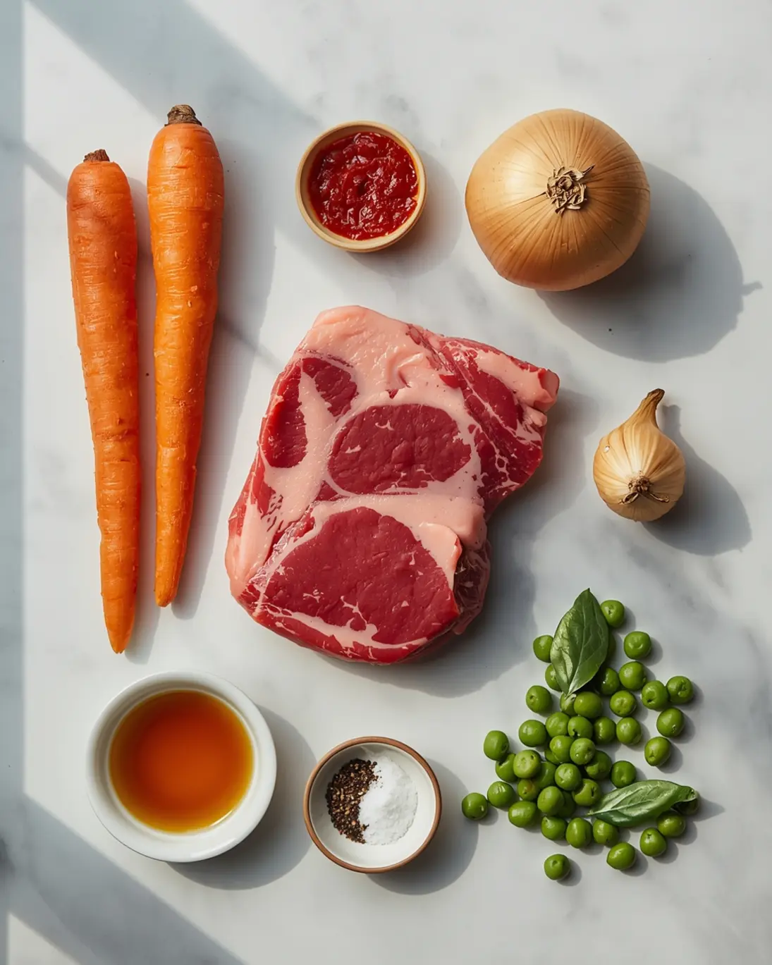 Ingredients for crockpot beef stew