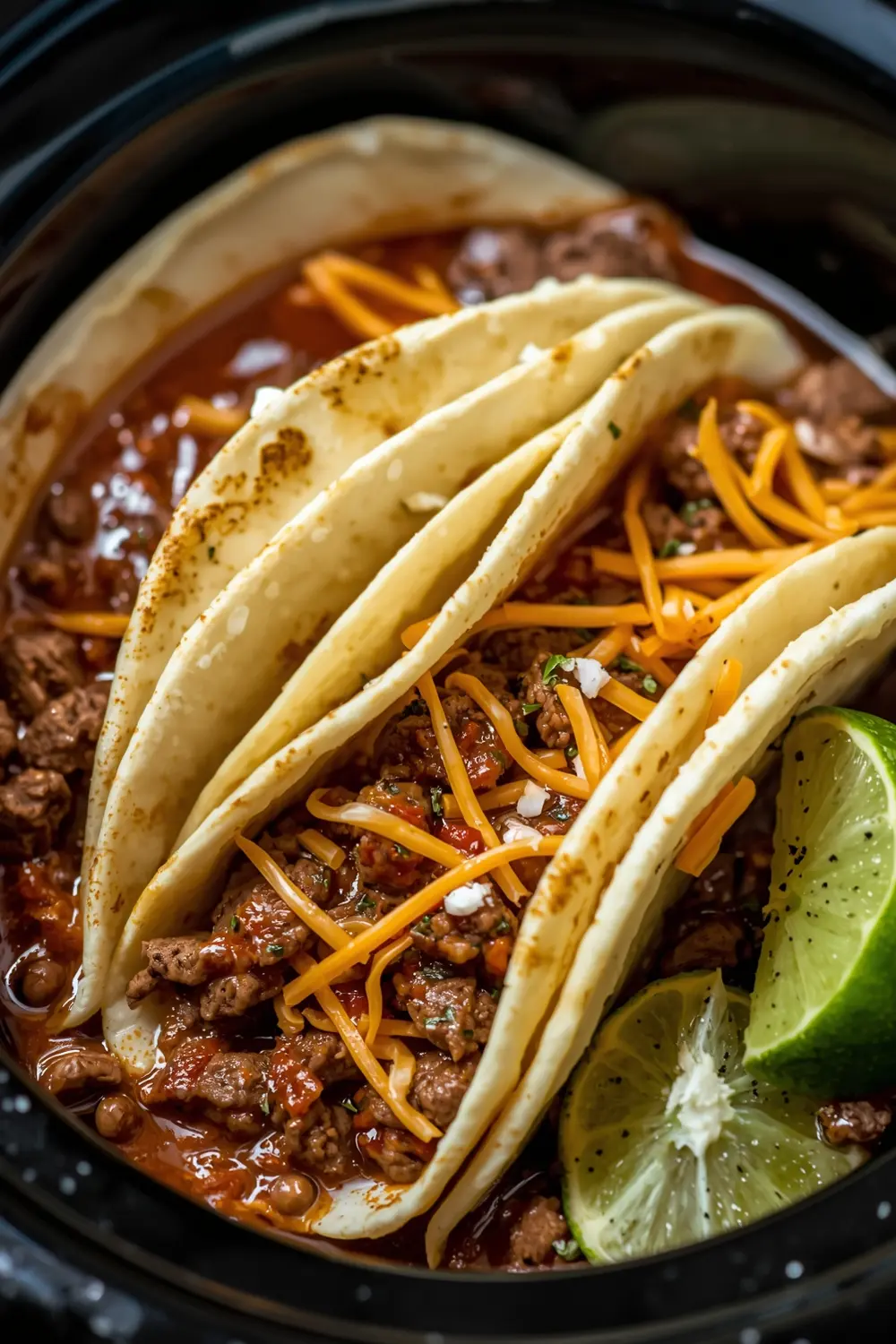 crockpot beef tacos