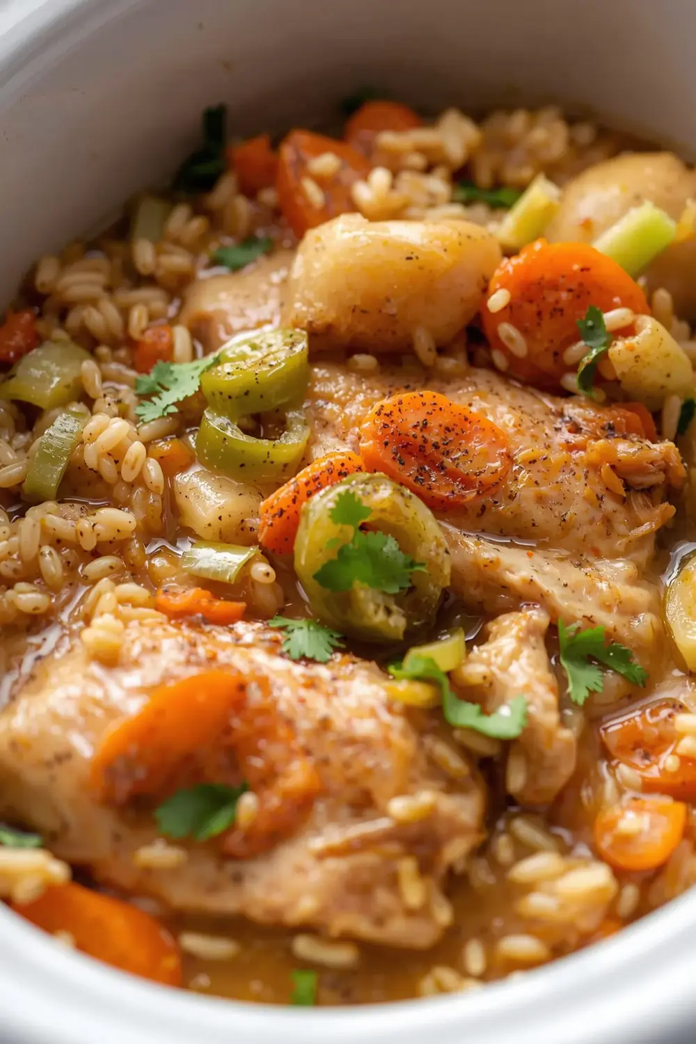 crockpot chicken and rice