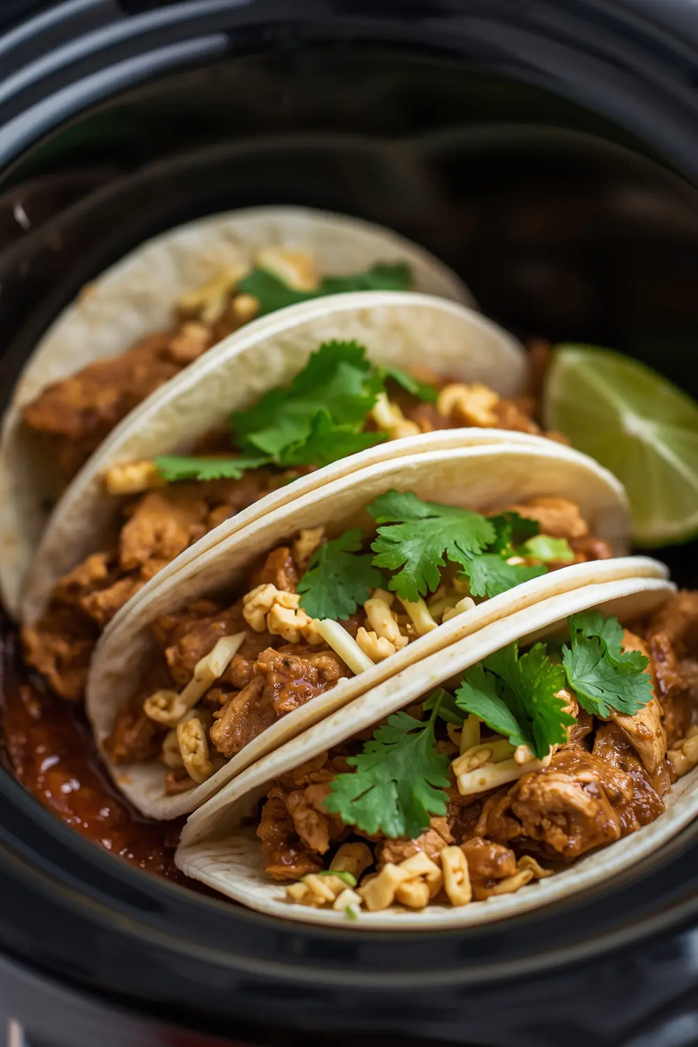 crockpot chicken tacos