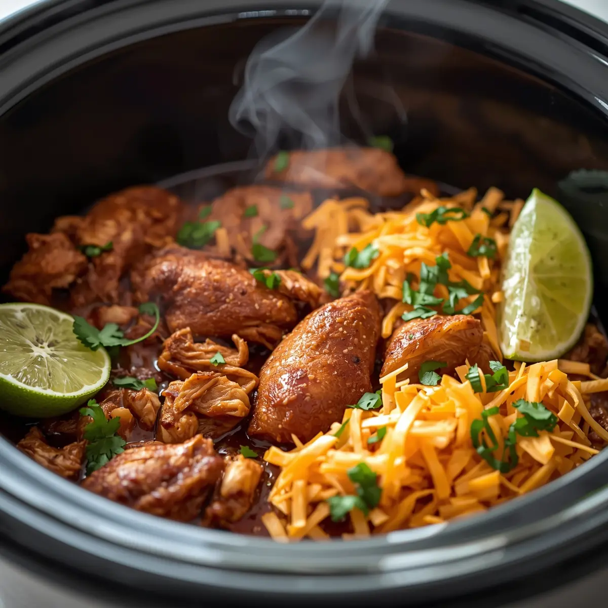 Cooking instructions for crockpot chicken tacos