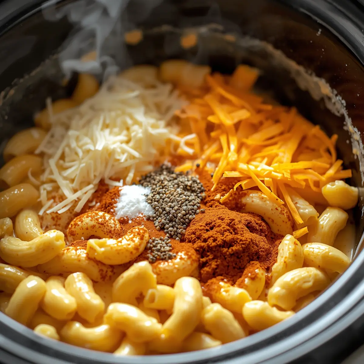 Cooking instructions for crockpot mac and cheese