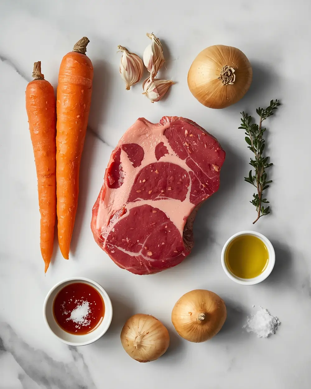 Ingredients for crockpot pot roast