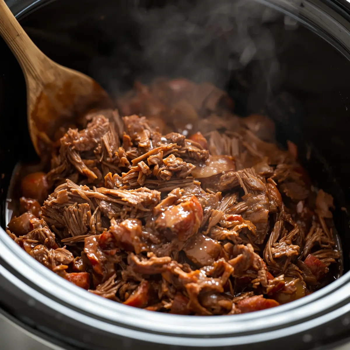 Cooking instructions for crockpot pulled beef