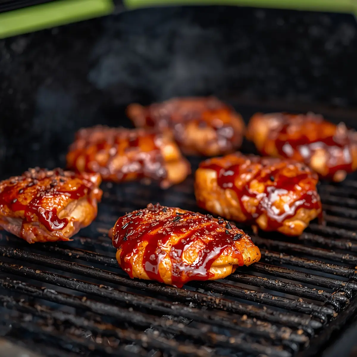 Cooking instructions for grilled BBQ chicken