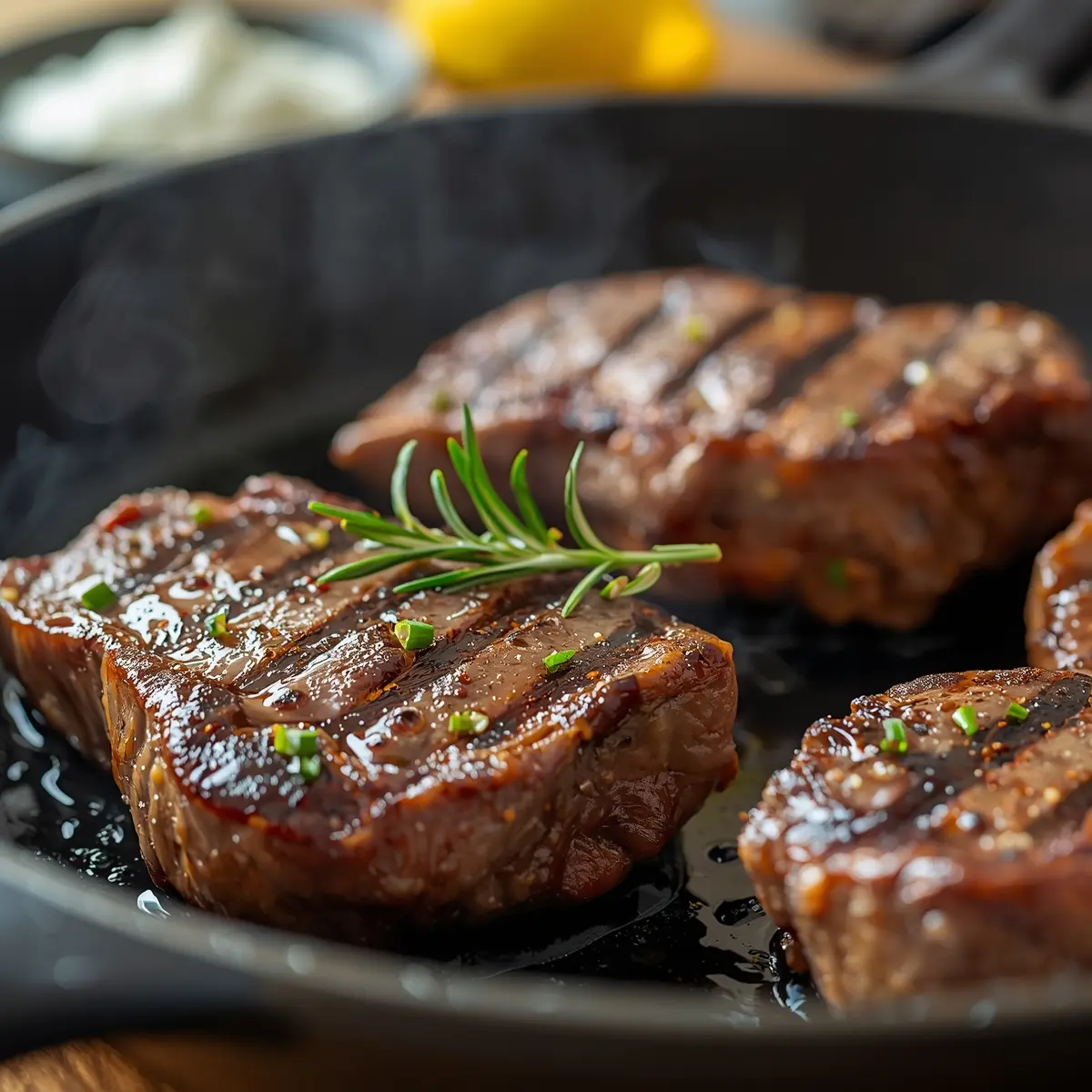 Cooking instructions for grilled lamb chops