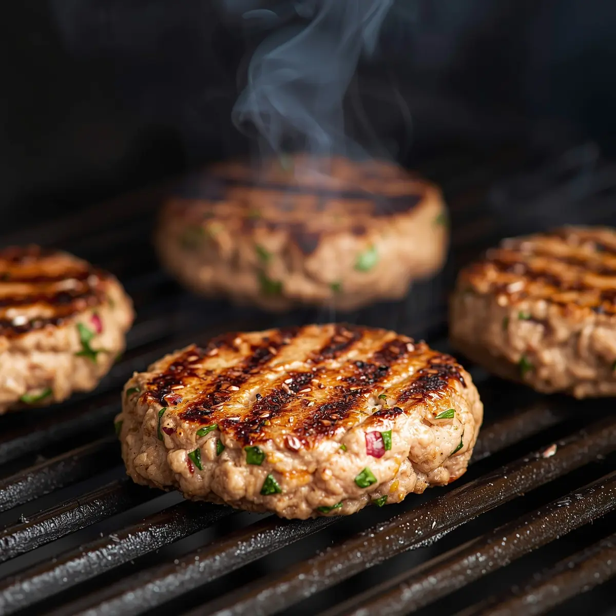 Cooking instructions for grilled turkey burgers