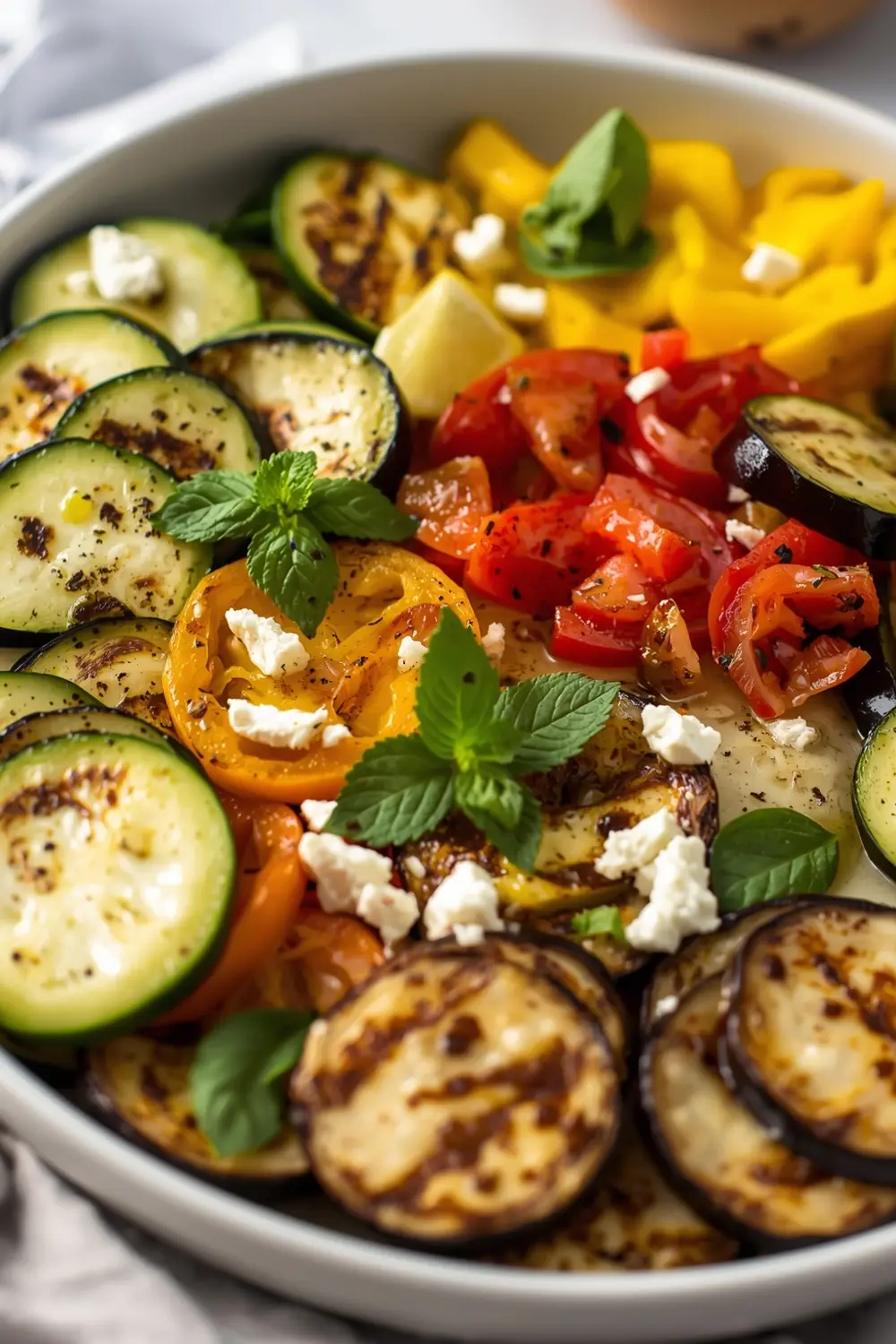 grilled vegetable platter