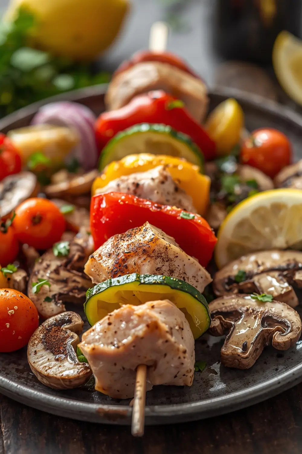 grilled veggie kabobs
