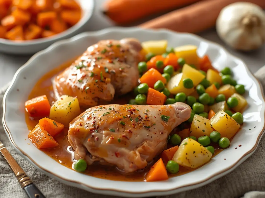 instant pot chicken ready to serve