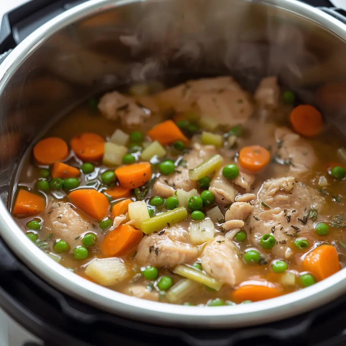 Cooking instructions for instant pot chicken soup