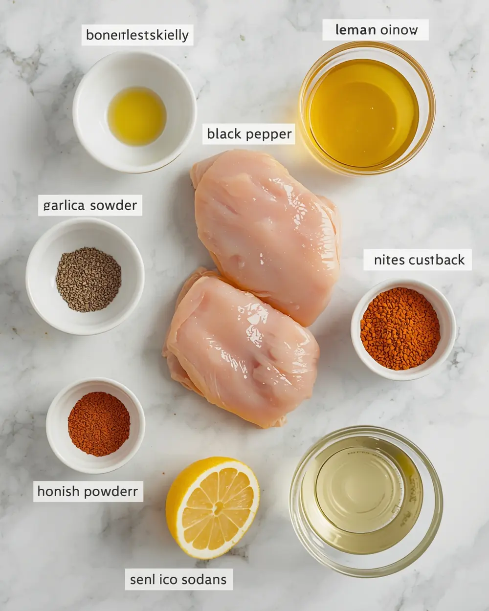 Ingredients for instant pot chicken thighs