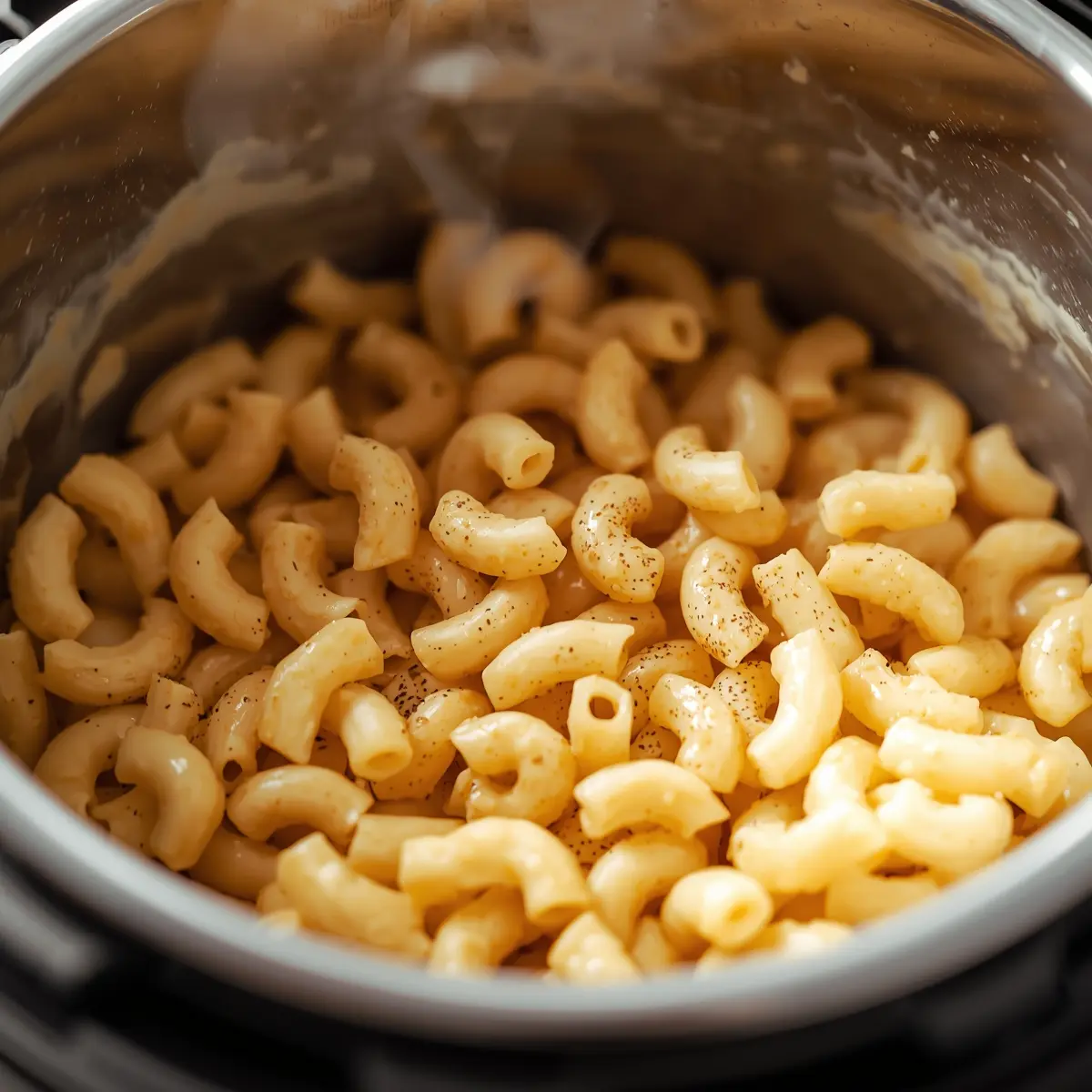 Cooking instructions for instant pot mac and cheese
