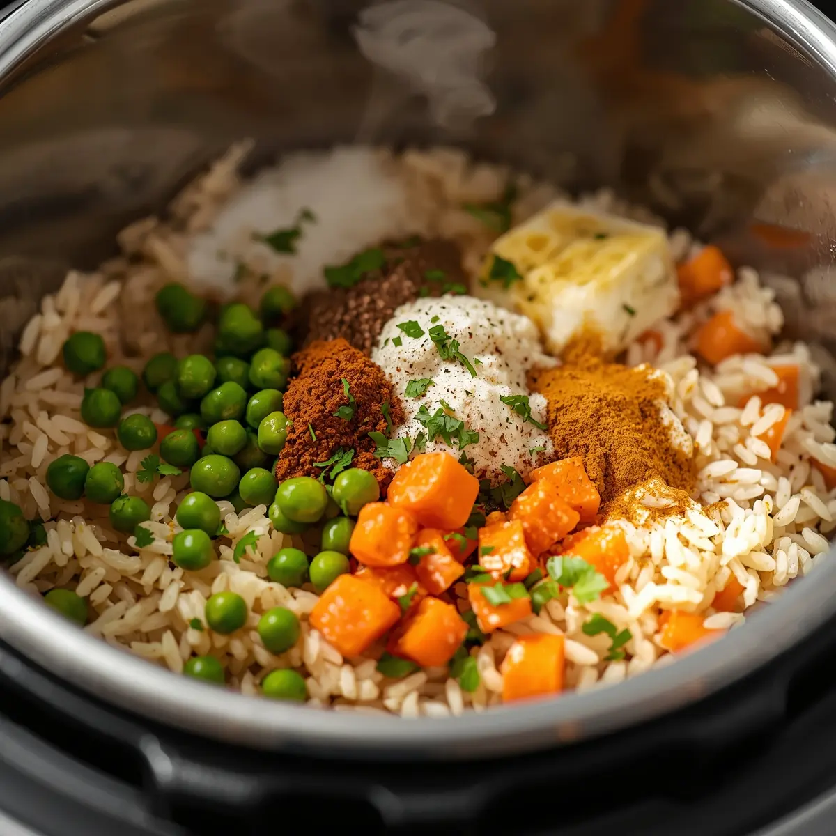 Cooking instructions for instant pot rice
