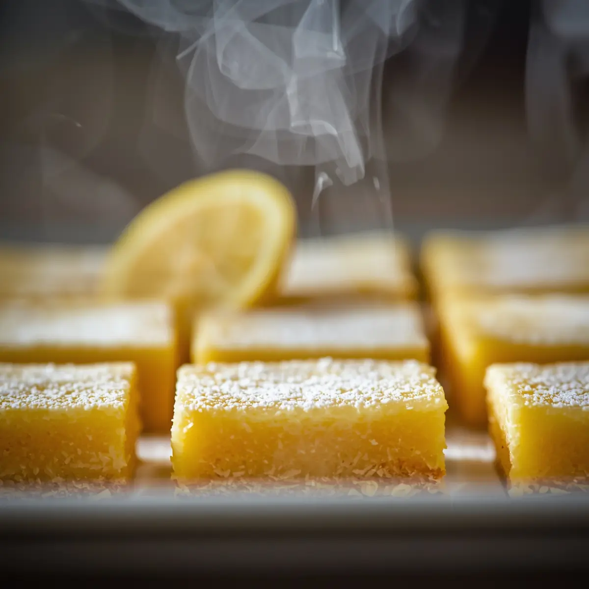 Cooking instructions for lemon bars