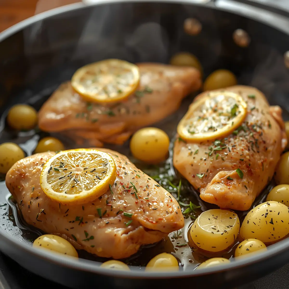 Cooking instructions for lemon chicken