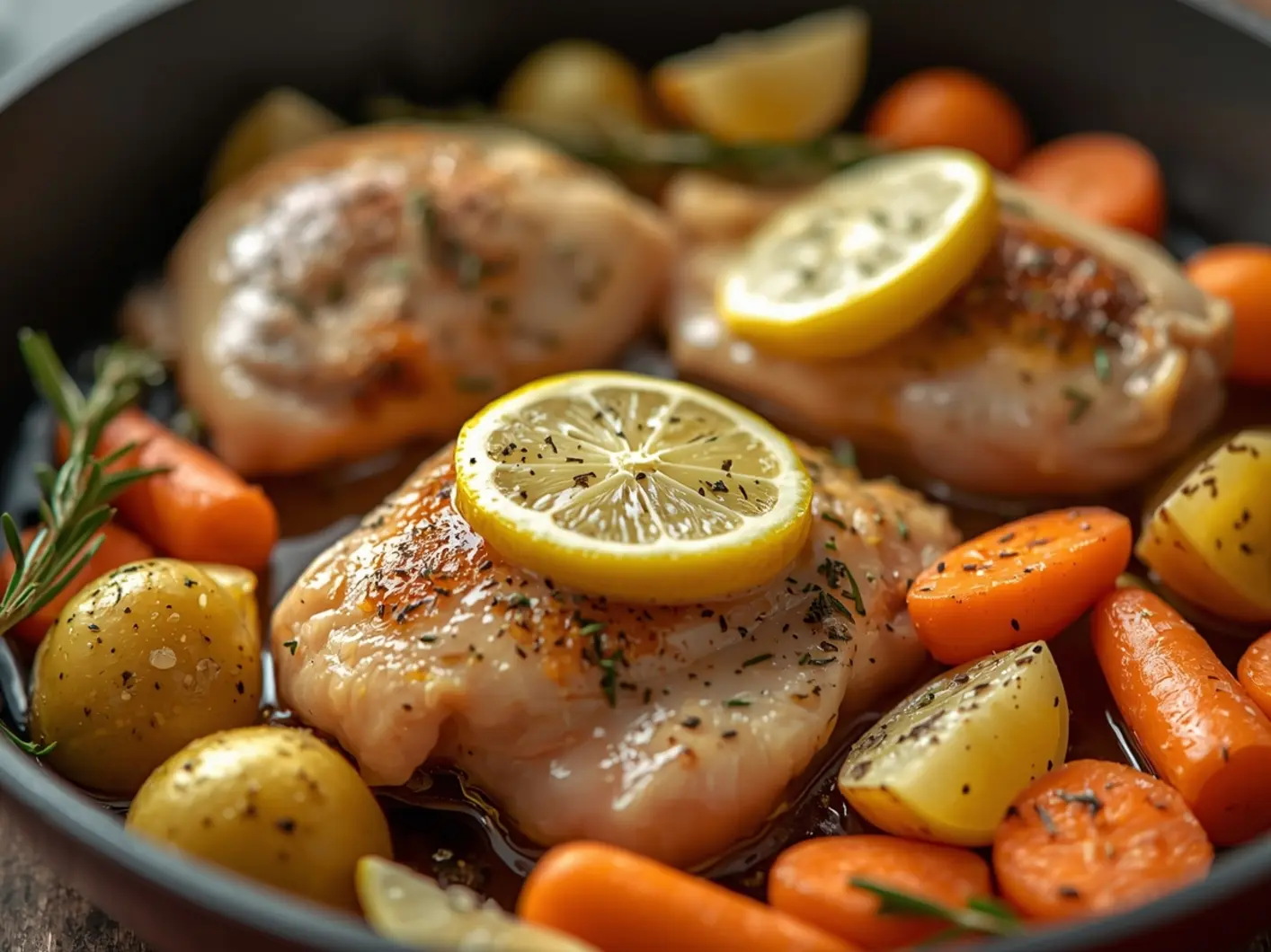 lemon chicken ready to serve